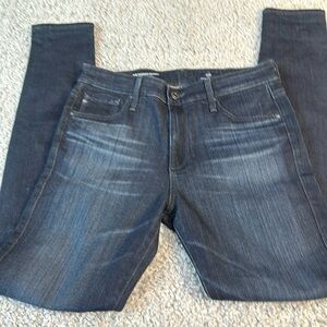 Adriano Goldschmied The Farrah Skinny High Rise Skinny Blue Jeans Size 27